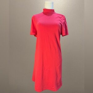Like New Red Casual T-Shirt Dress